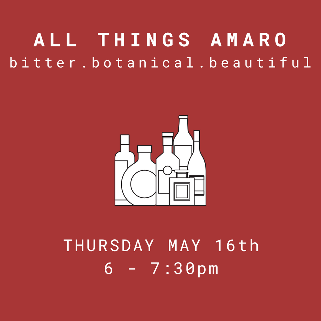 ALL THINGS AMARO - Thursday May 16th